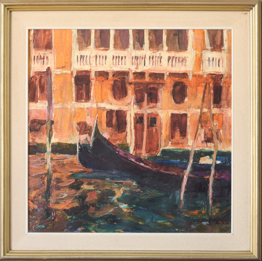 Jesus Fernandez Bautista - Gondolas in Venice - Modern Decorative