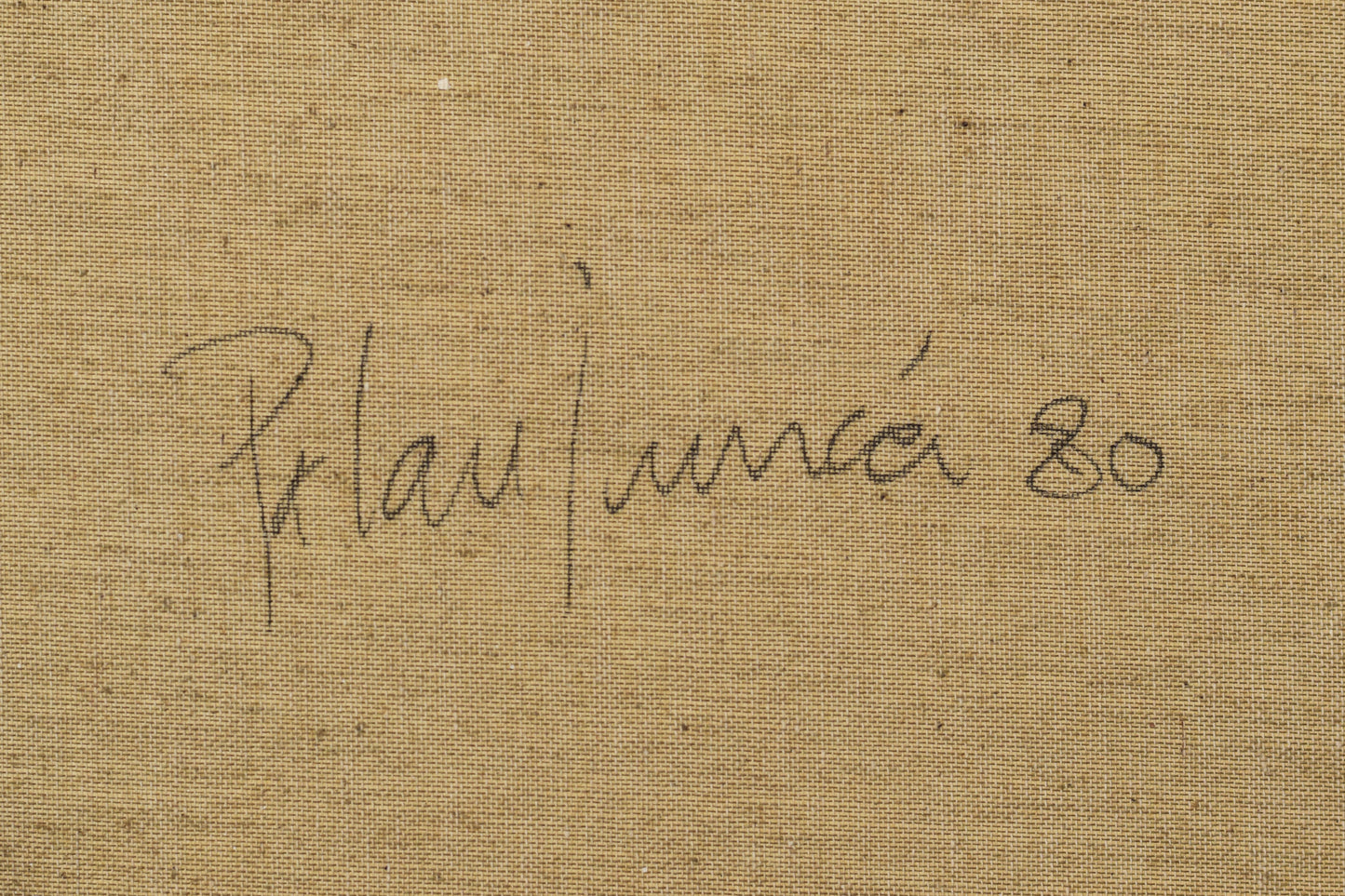 Joan Ramon Palau Junca - Impressionist Painting with River and Chalets - Modern Decorative