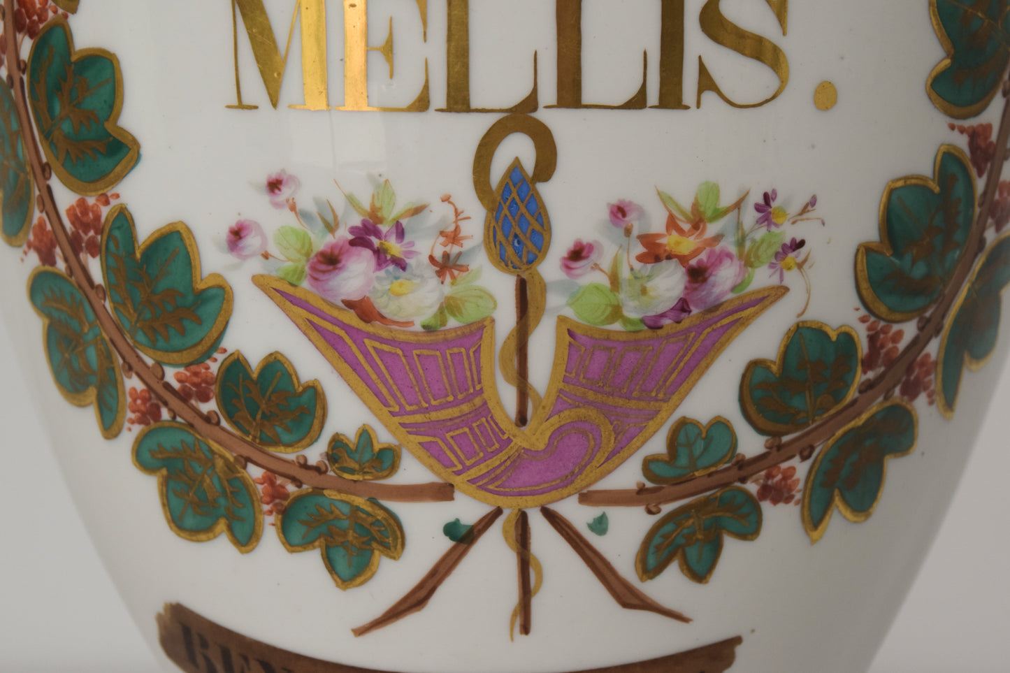 Porcelain Apothecary Jar_Detail