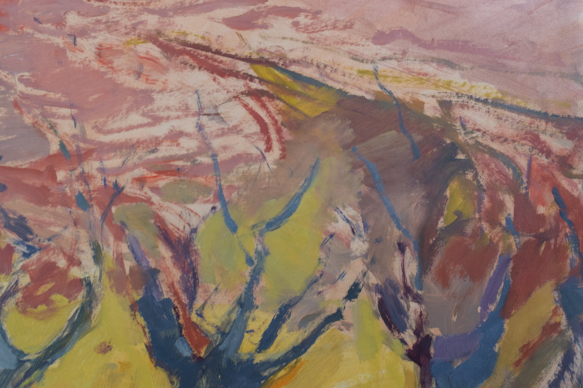 Josep Maria Pinto - Landscape with Vines - Modern Decorative