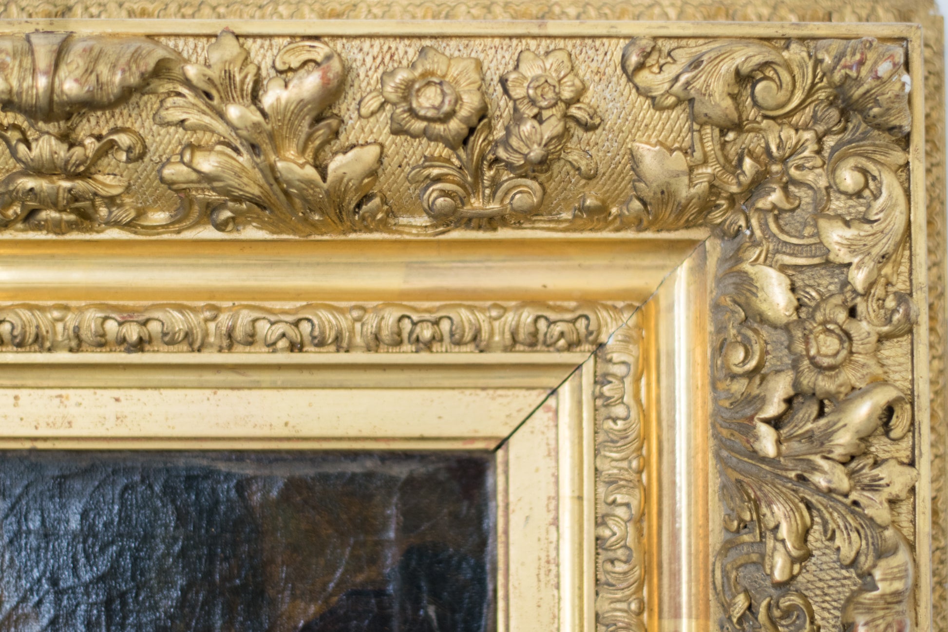Study of a Hunting Scene - Oil on Canvas - Modern Decorative