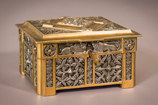 Jewellery Box with Lions