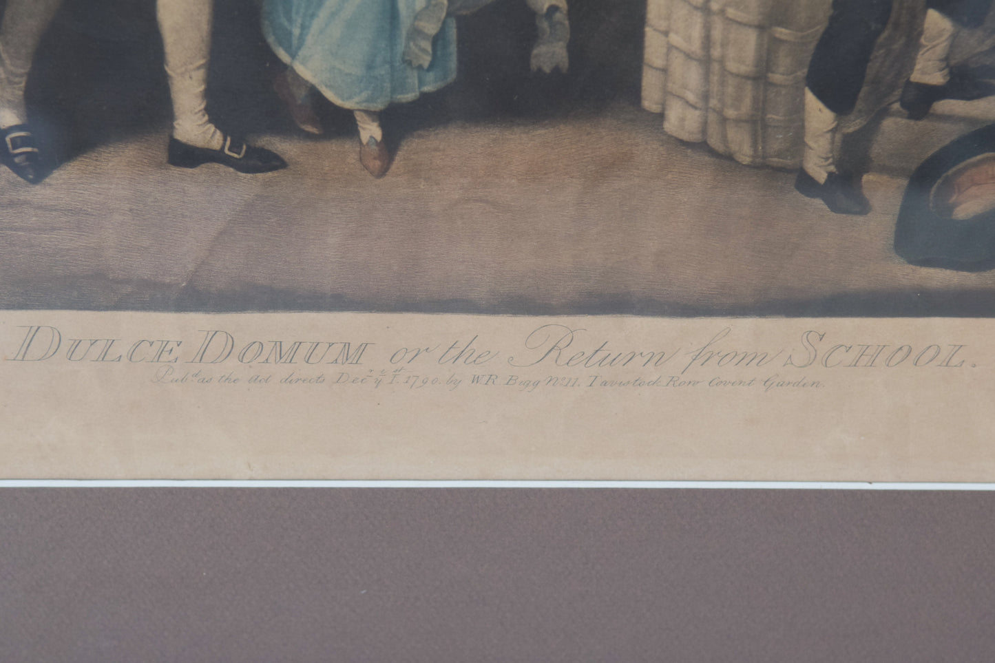 Large Frame with an 18th-century Engraving by John Jones - Modern Decorative