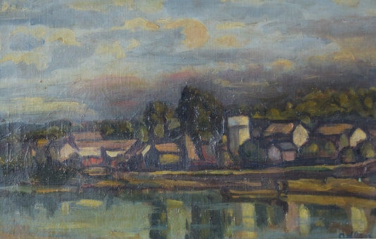 Michel Adlen - Landscape of Chaufour, France - Modern Decorative