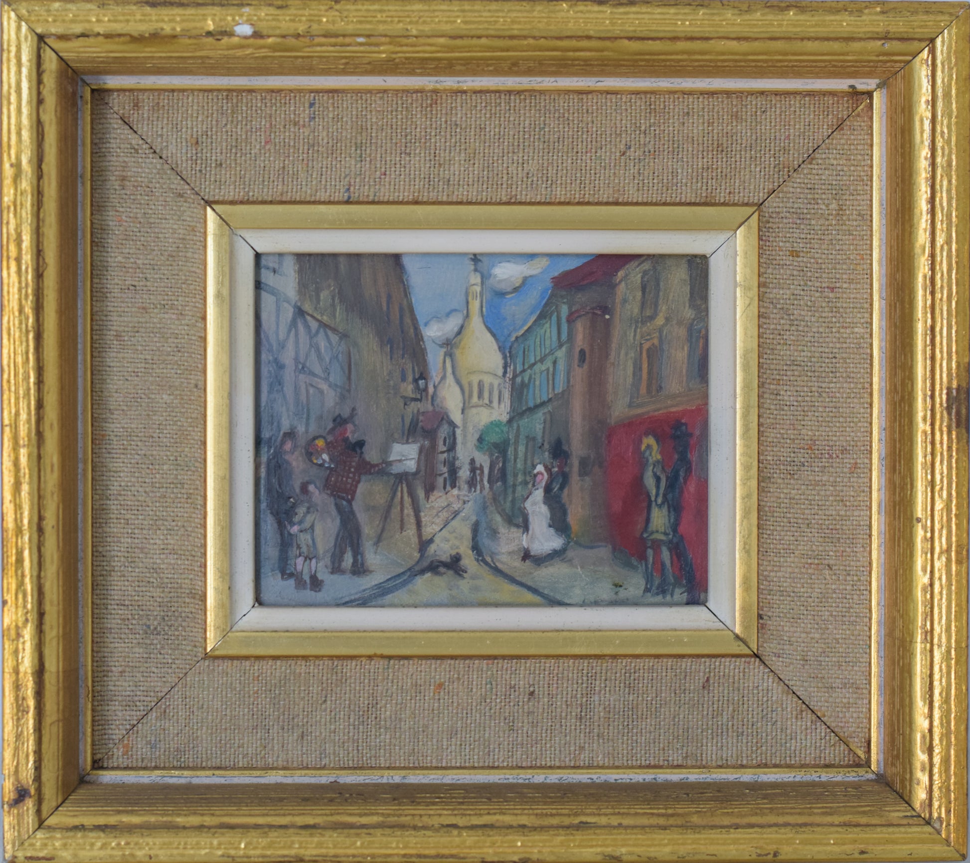 Montmartre Scene - Style of Michel Georges-Michel - Modern Decorative