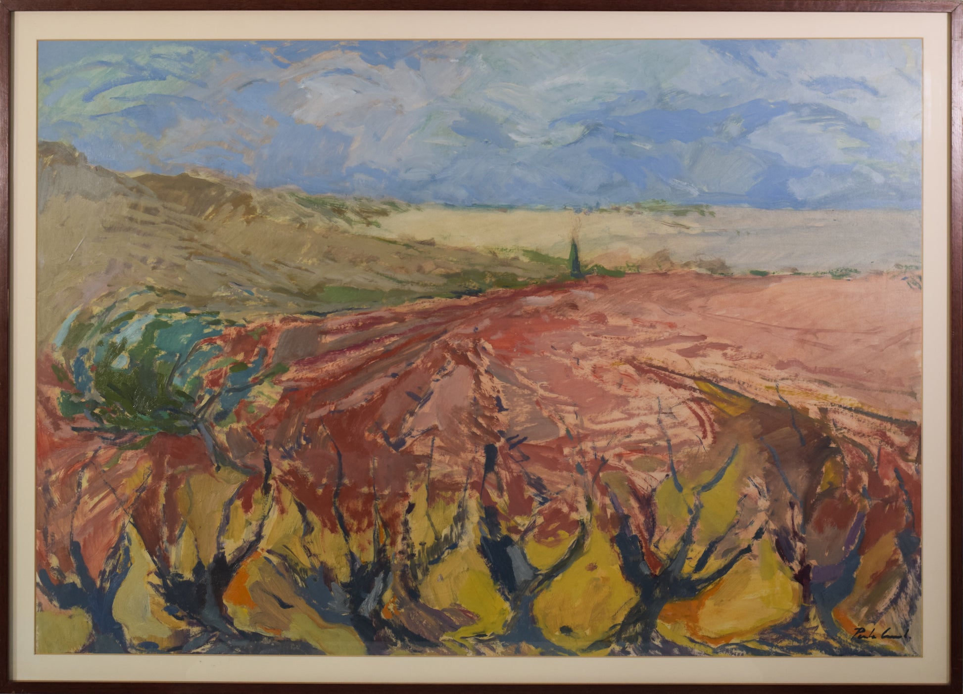 Josep Maria Pinto - Landscape with Vines - Modern Decorative