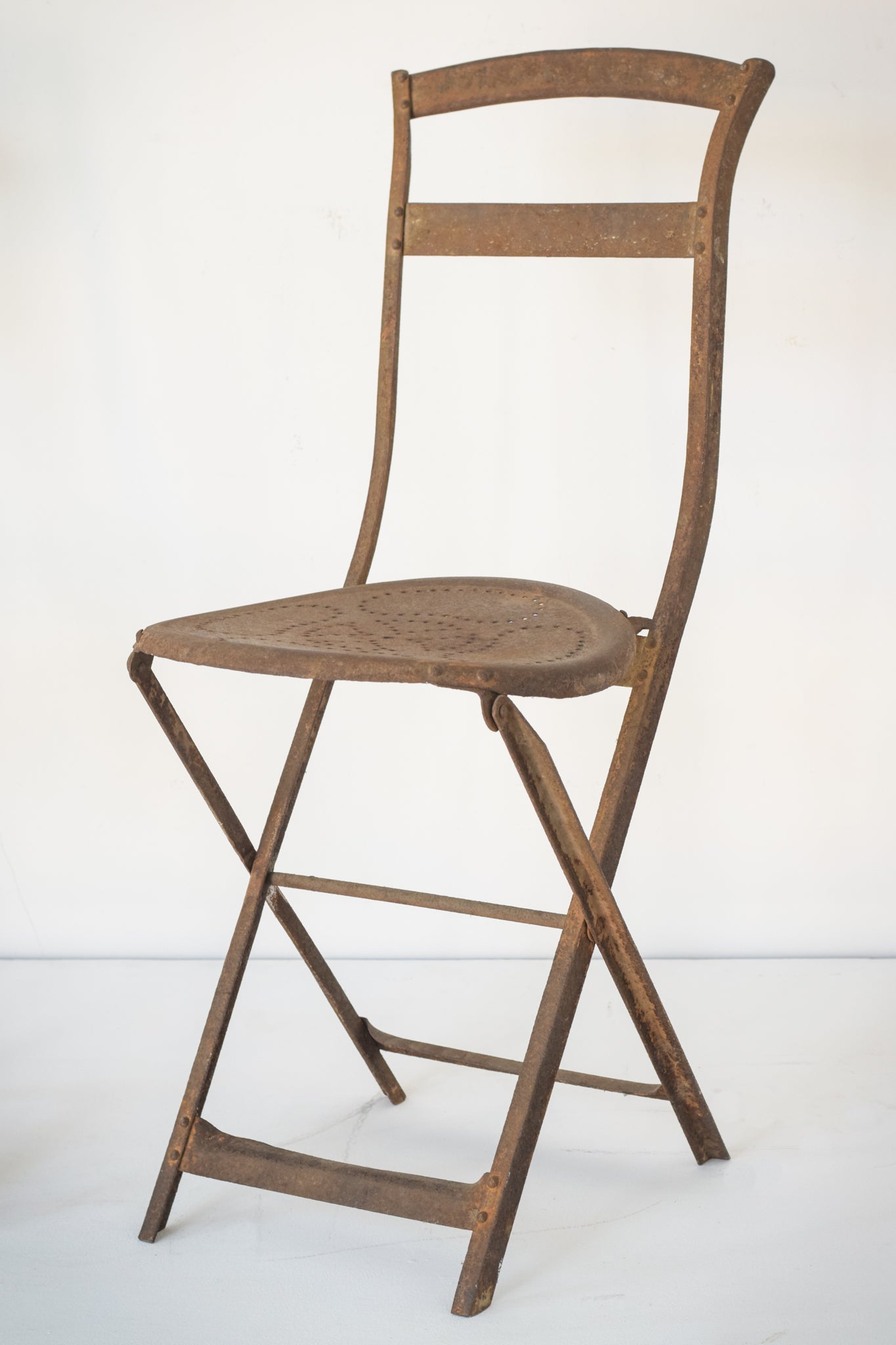 Pair - Elegant Antique French Folding Chairs - Modern Decorative