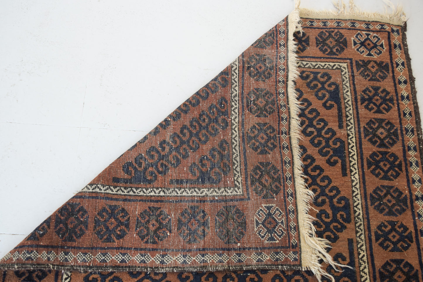 Handmade Rug with a Bold Geometric Design