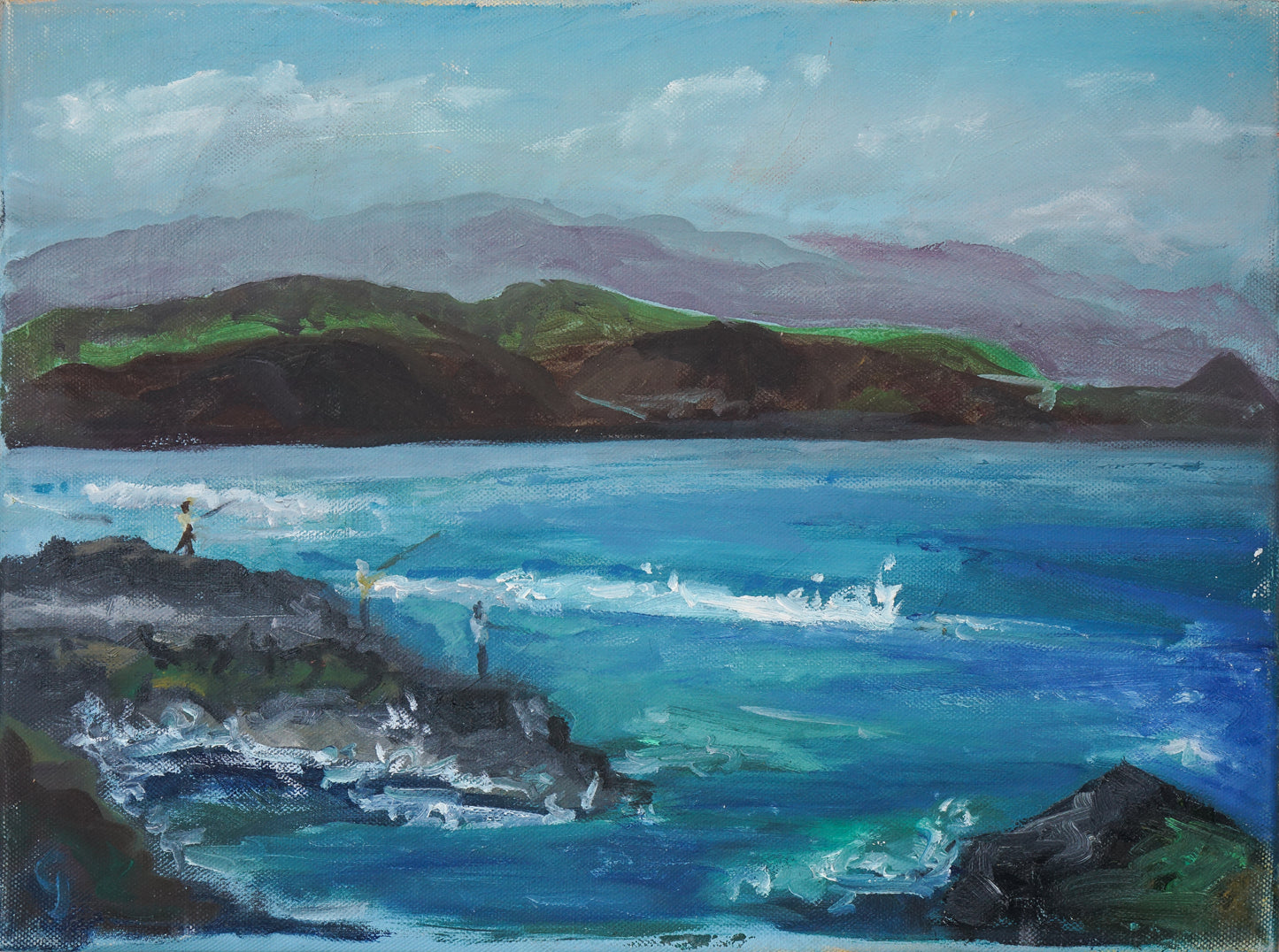 Gran Canaria - Las Palmas - Seascape - En Plein Air - Modern Decorative