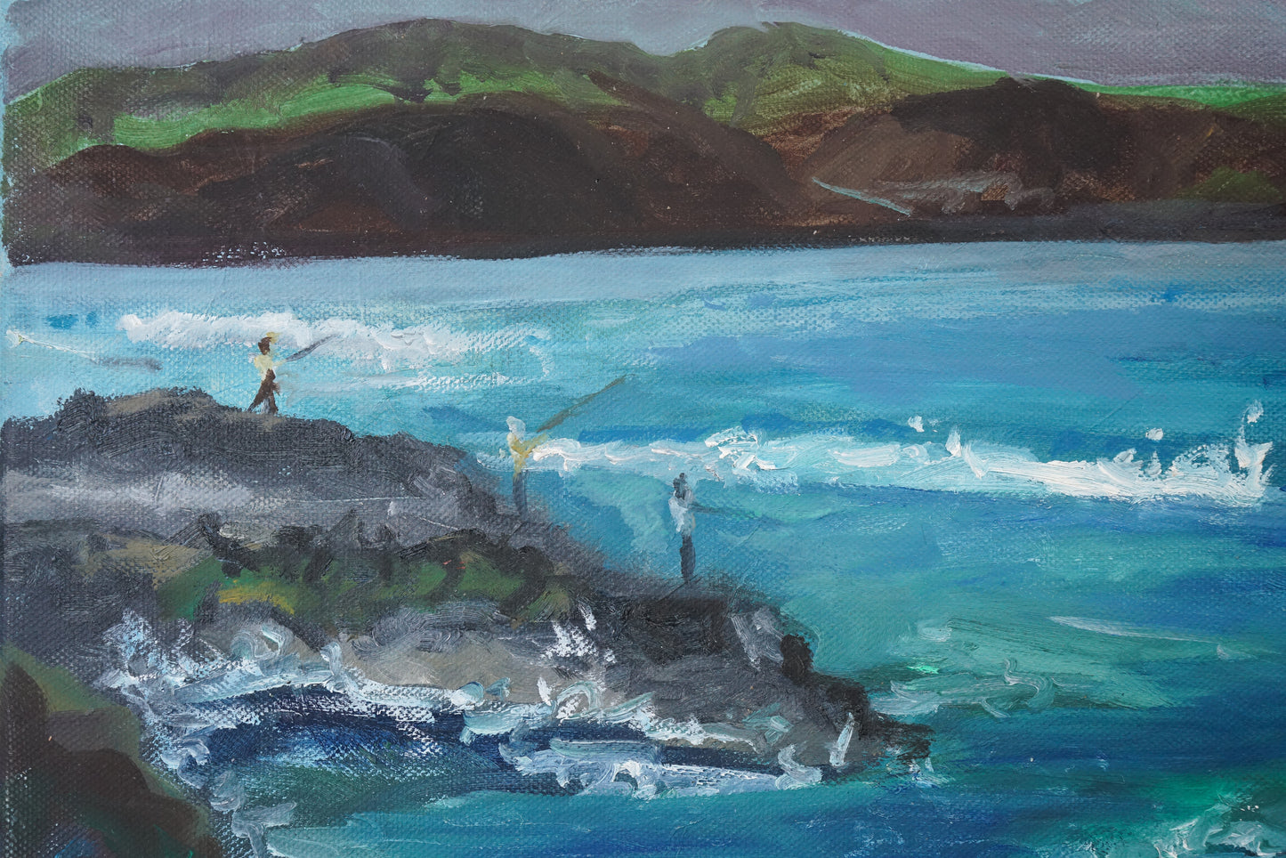 Gran Canaria - Las Palmas - Seascape - En Plein Air - Modern Decorative