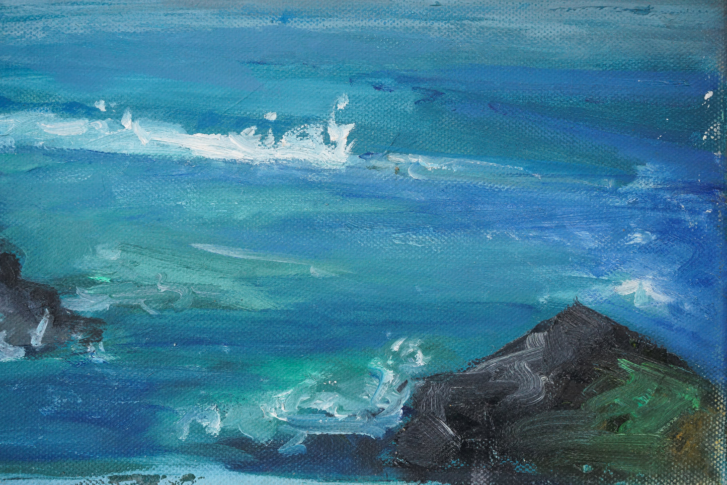 Gran Canaria - Las Palmas - Seascape - En Plein Air - Modern Decorative