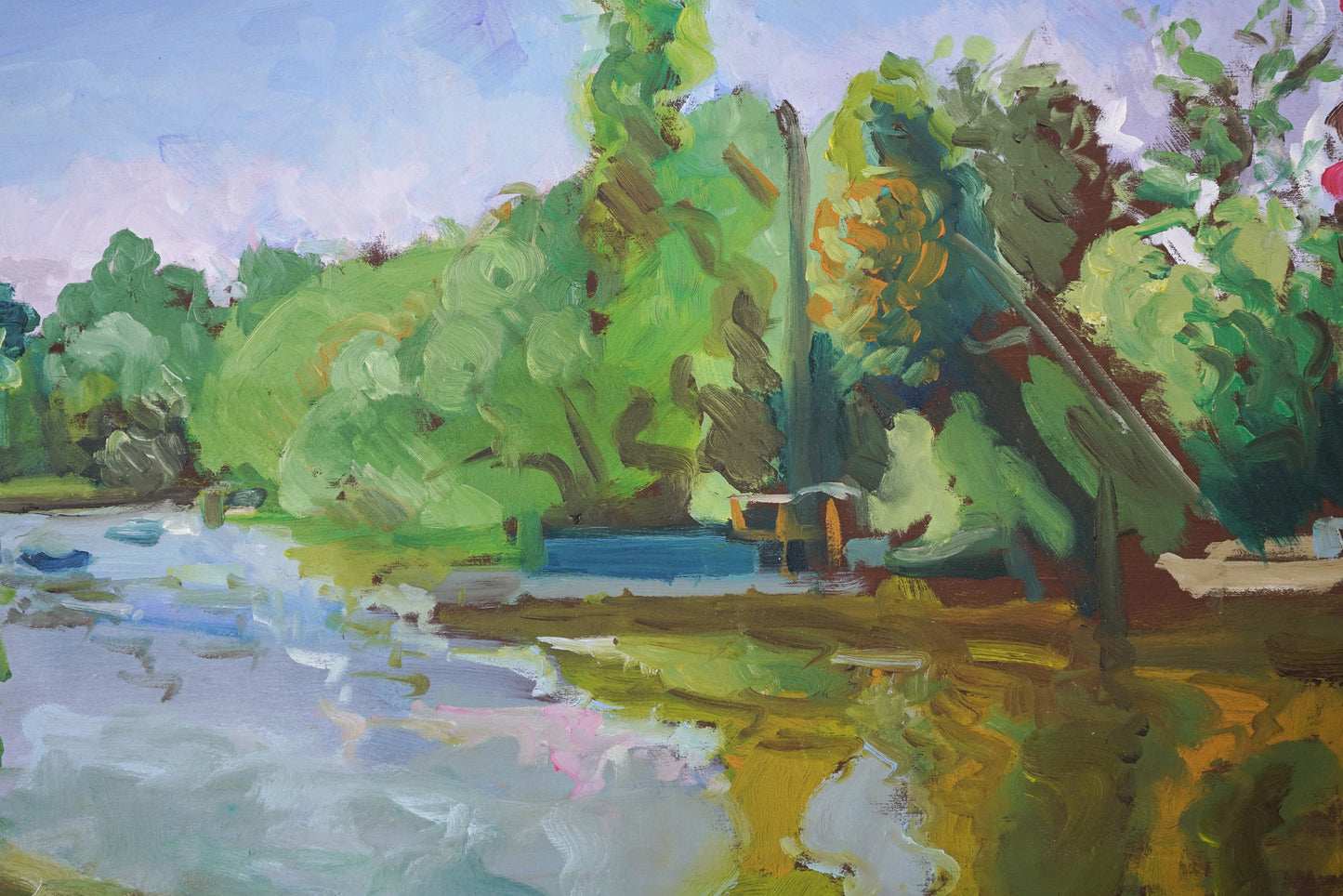 The Petersham Hotel - Richmond - View Below by The River