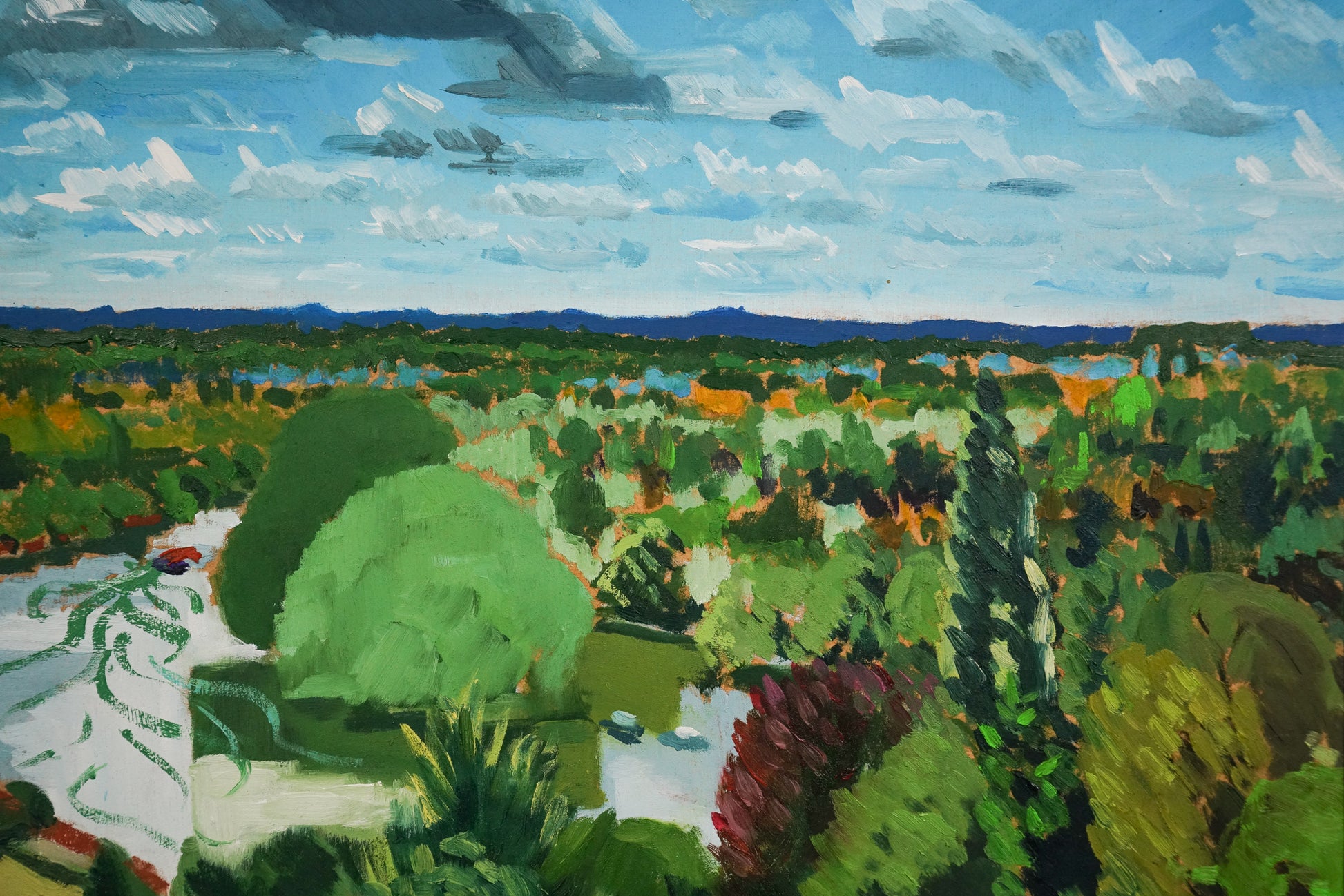 River Thames - Richmond Terrace - Summer - Modern Decorative