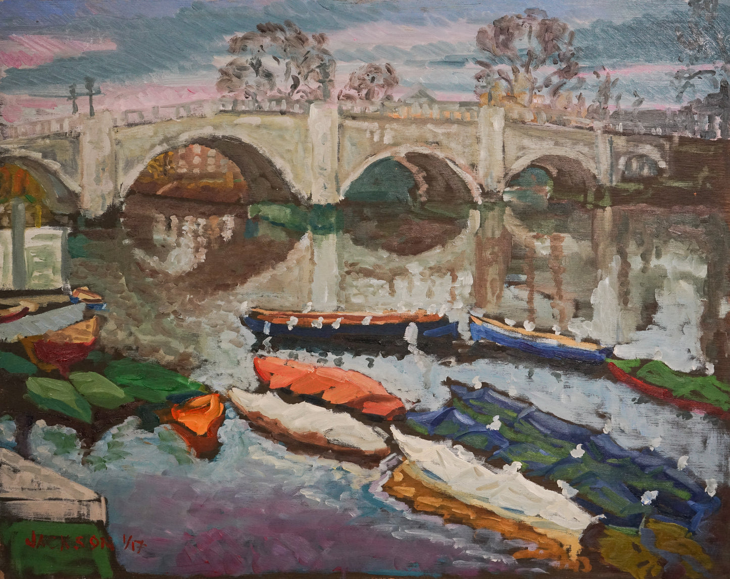 Richmond bridge - Winter Colour