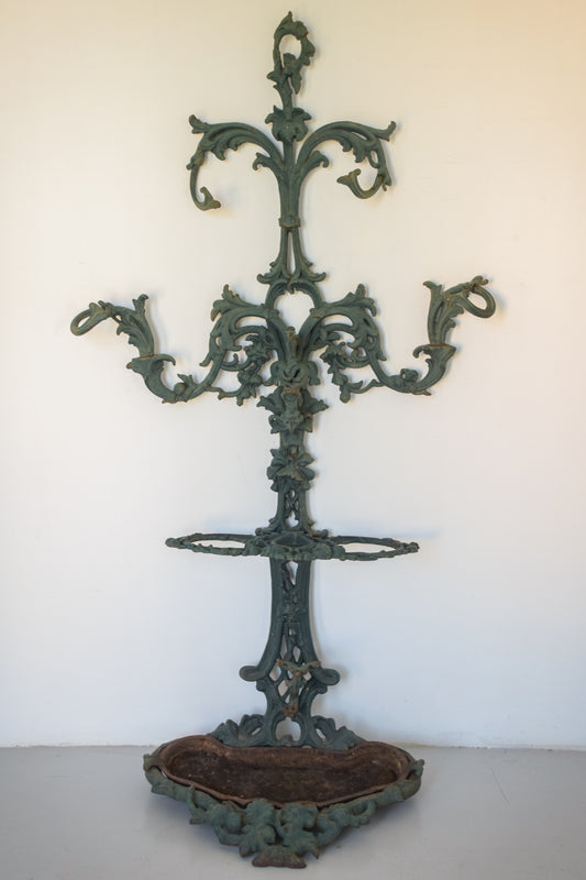 Ornate Victorian - Style Coat Rack in Cast Iron - Modern Decorative