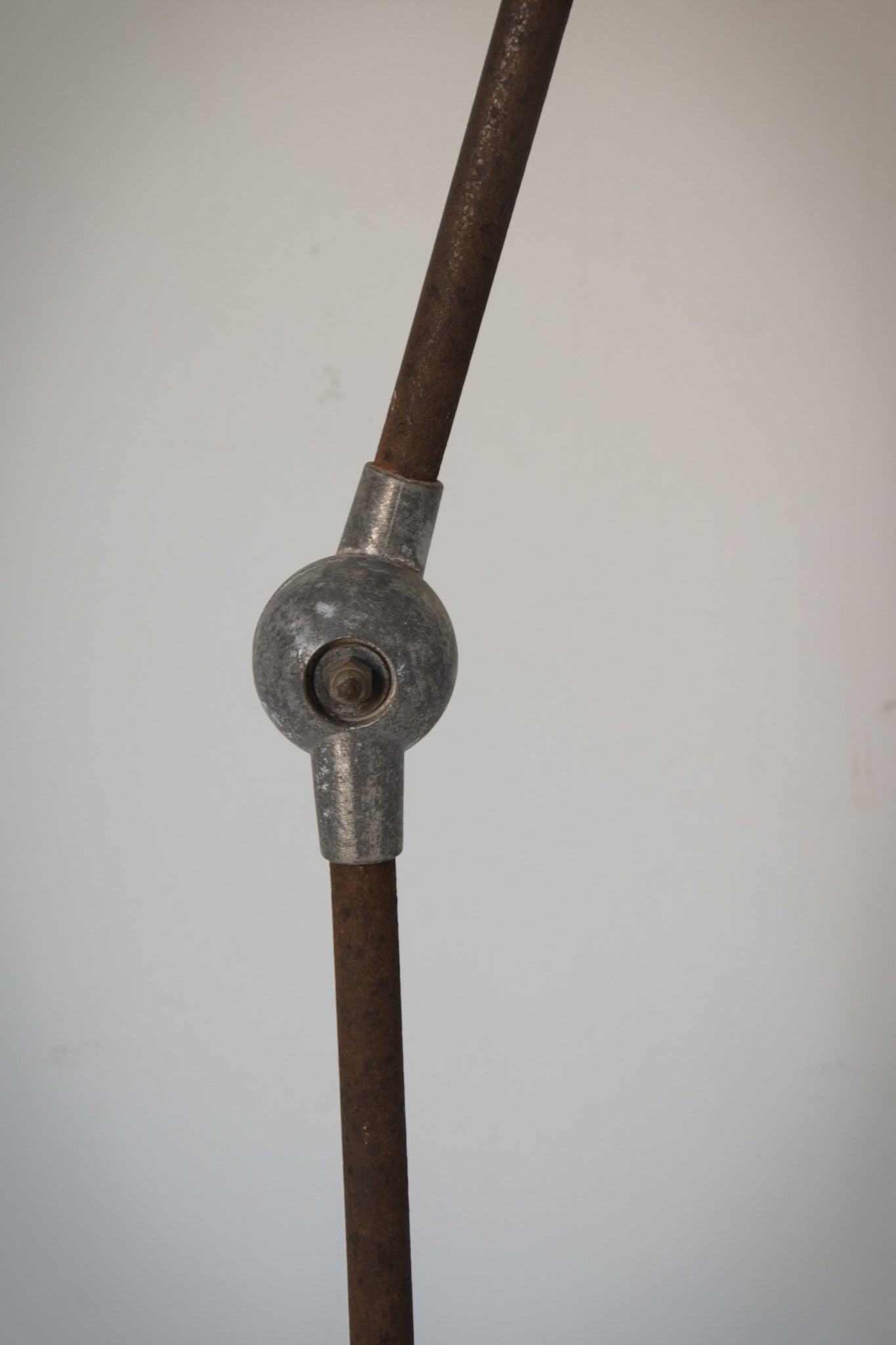 Early Modern Industrial Steel Table Lamp
