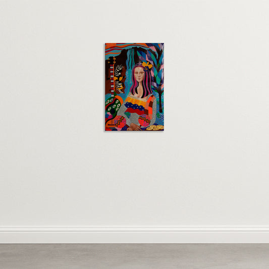 Portrait with Tropical Motifs – Diana Castro