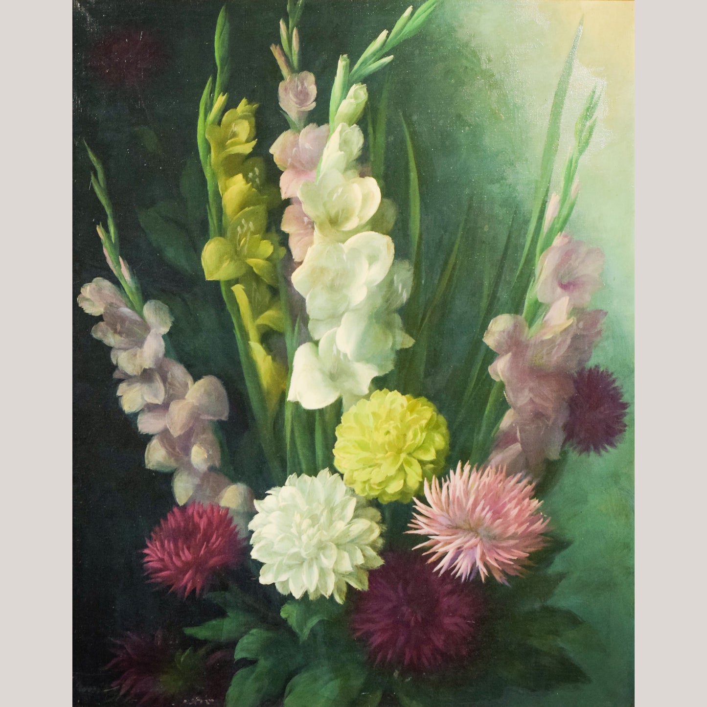 Radiant Flowers - Oil on Canvas