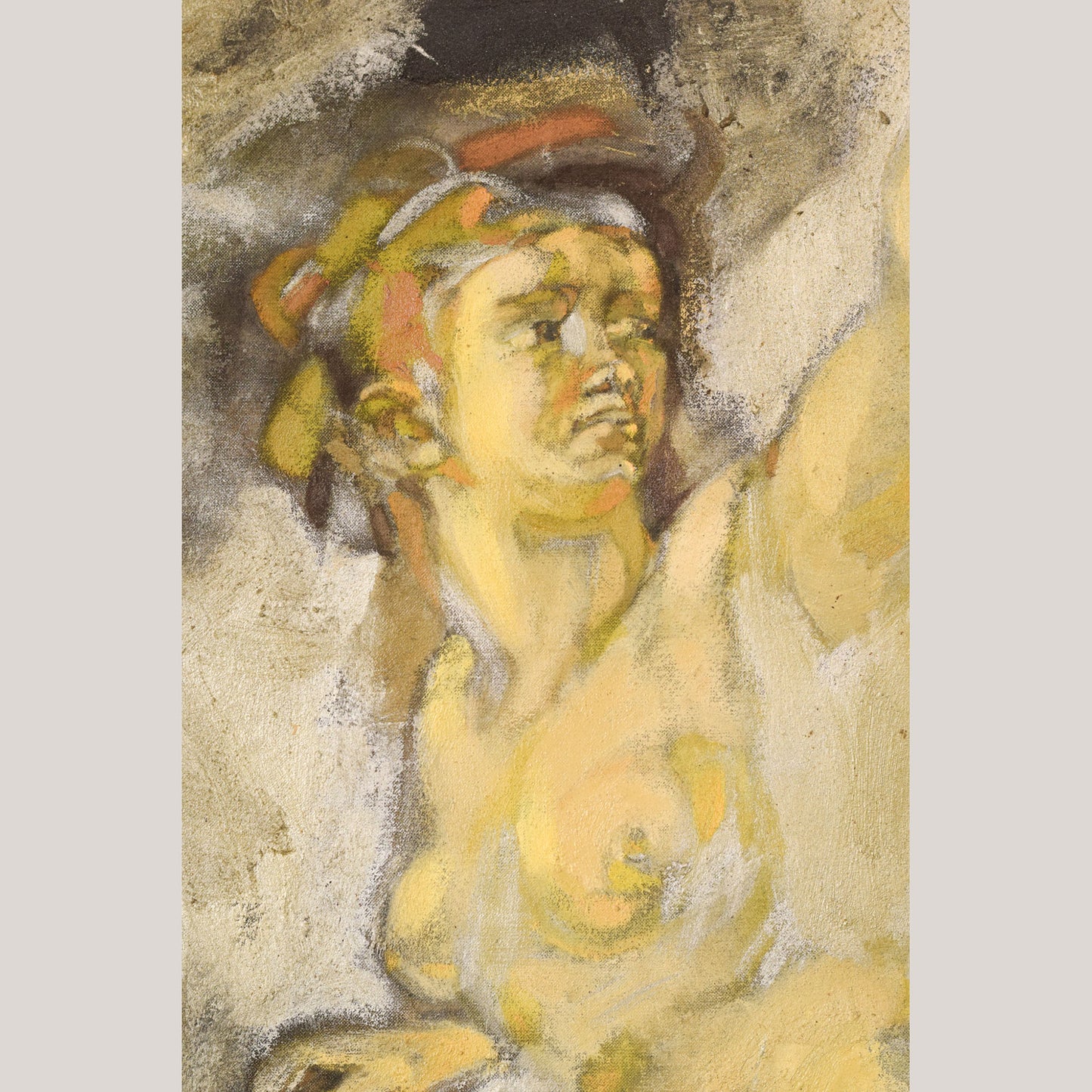 Vicente Vela - Two Large Figurative Expressionist Nude Studies