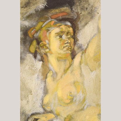 Vicente Vela - Two Large Figurative Expressionist Nude Studies