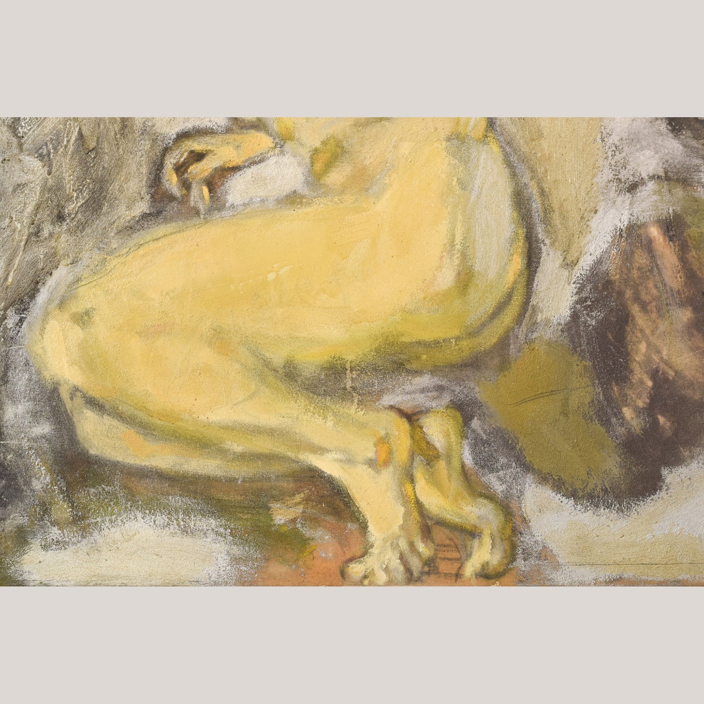 Vicente Vela - Two Large Figurative Expressionist Nude Studies