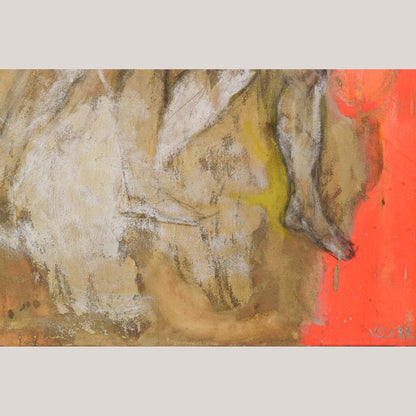 Vicente Vela - Two Large Figurative Expressionist Nude Studies