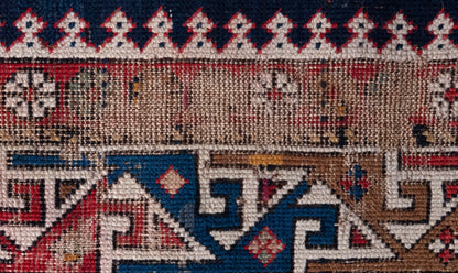 Caucasian Tribal Rug - Antique - Hand Woven