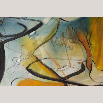 Palito Wood - Large Oil on Canvas