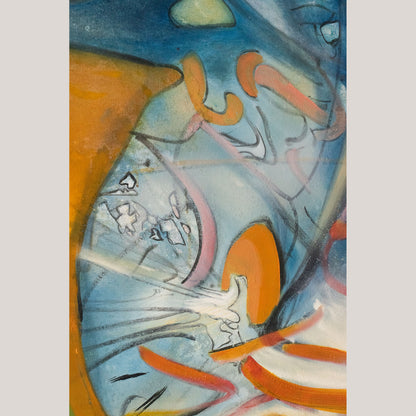 Palito Wood - Large Oil on Canvas