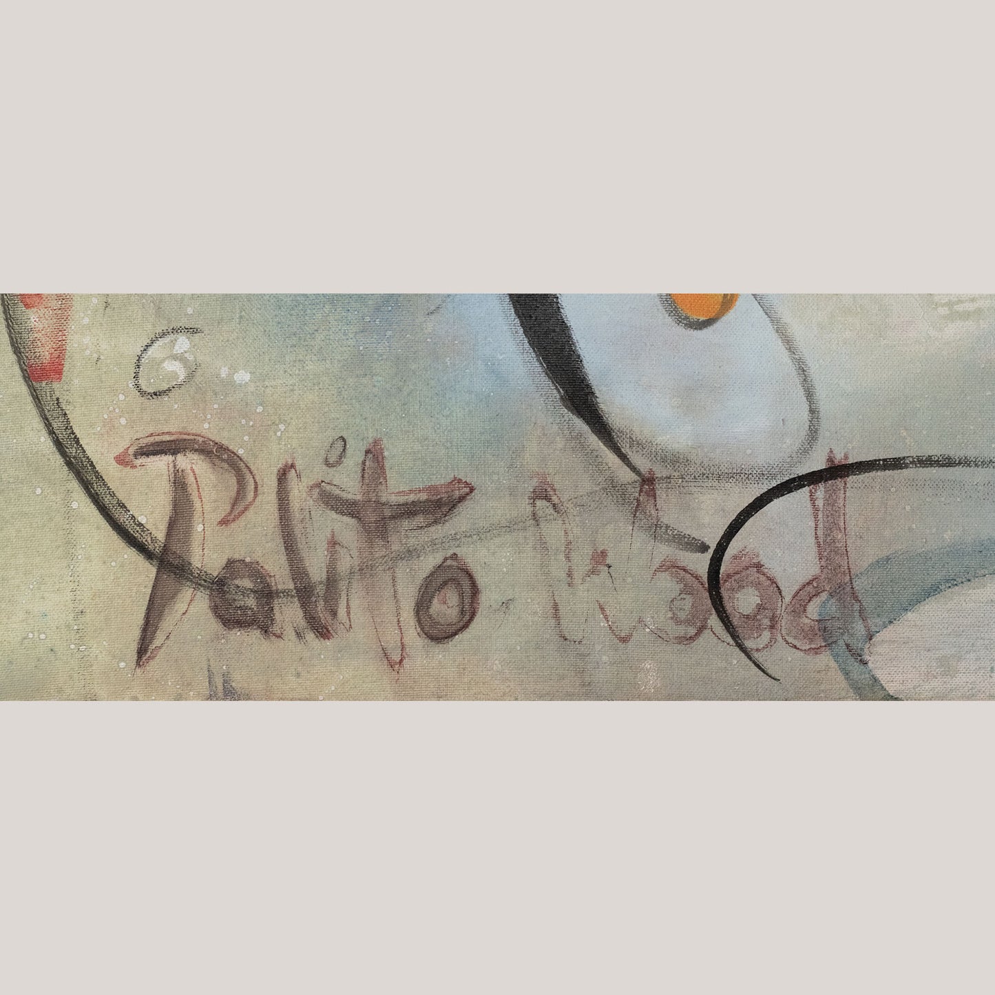 Palito Wood - Large Oil on Canvas