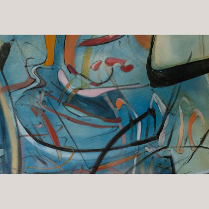 Palito Wood - Large Oil on Canvas