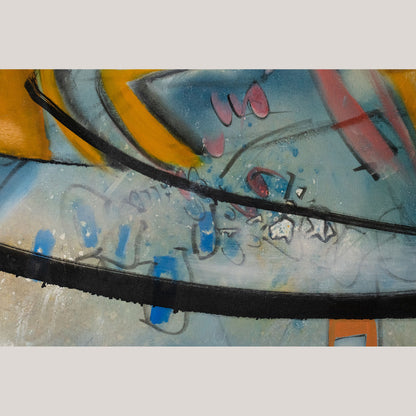 Palito Wood - Large Oil on Canvas