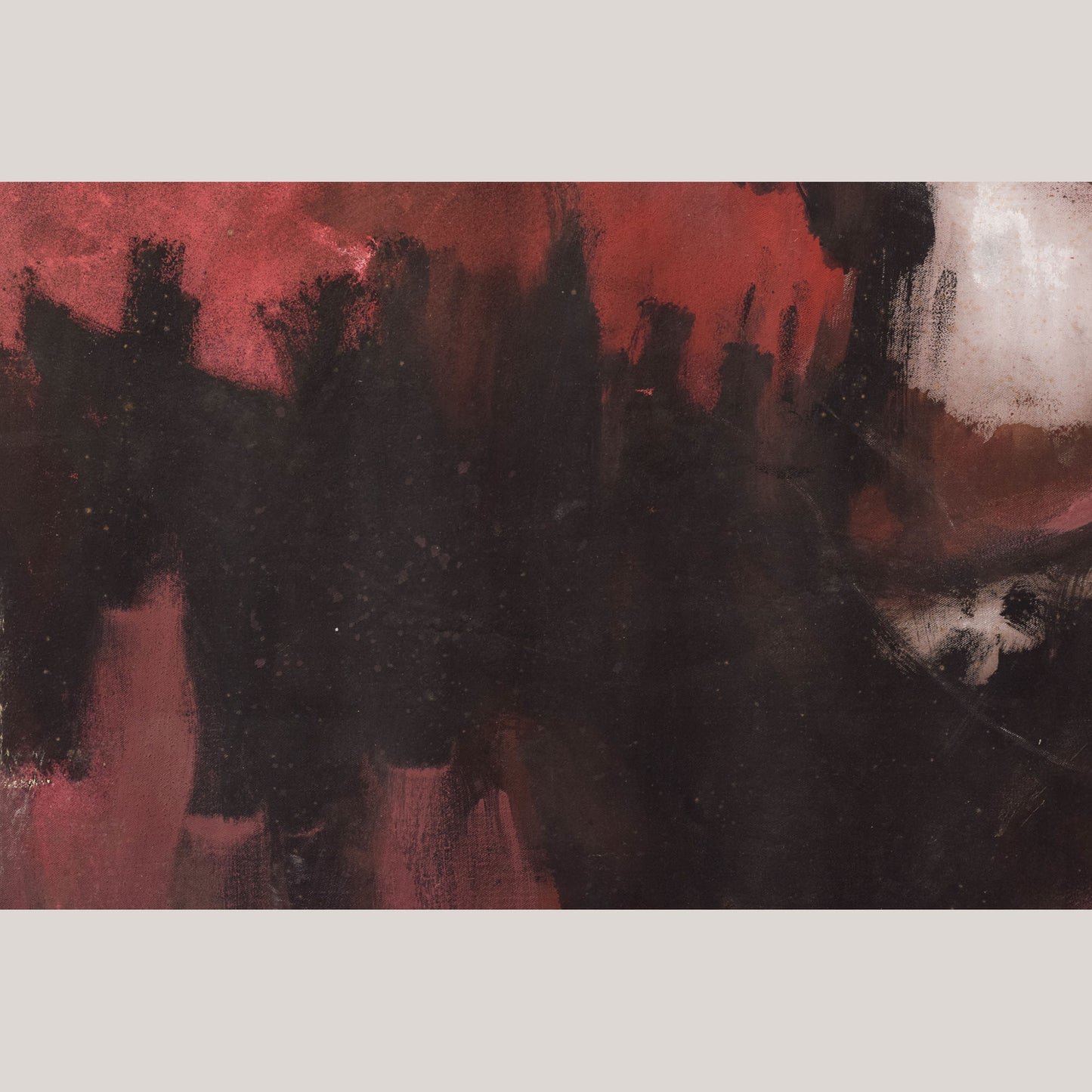 Dennis Bowen - Attributed - Abstract Oil on Canvas