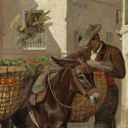 The Orange Seller, Calle Conteros, Seville William Logsdail (1859–1944)