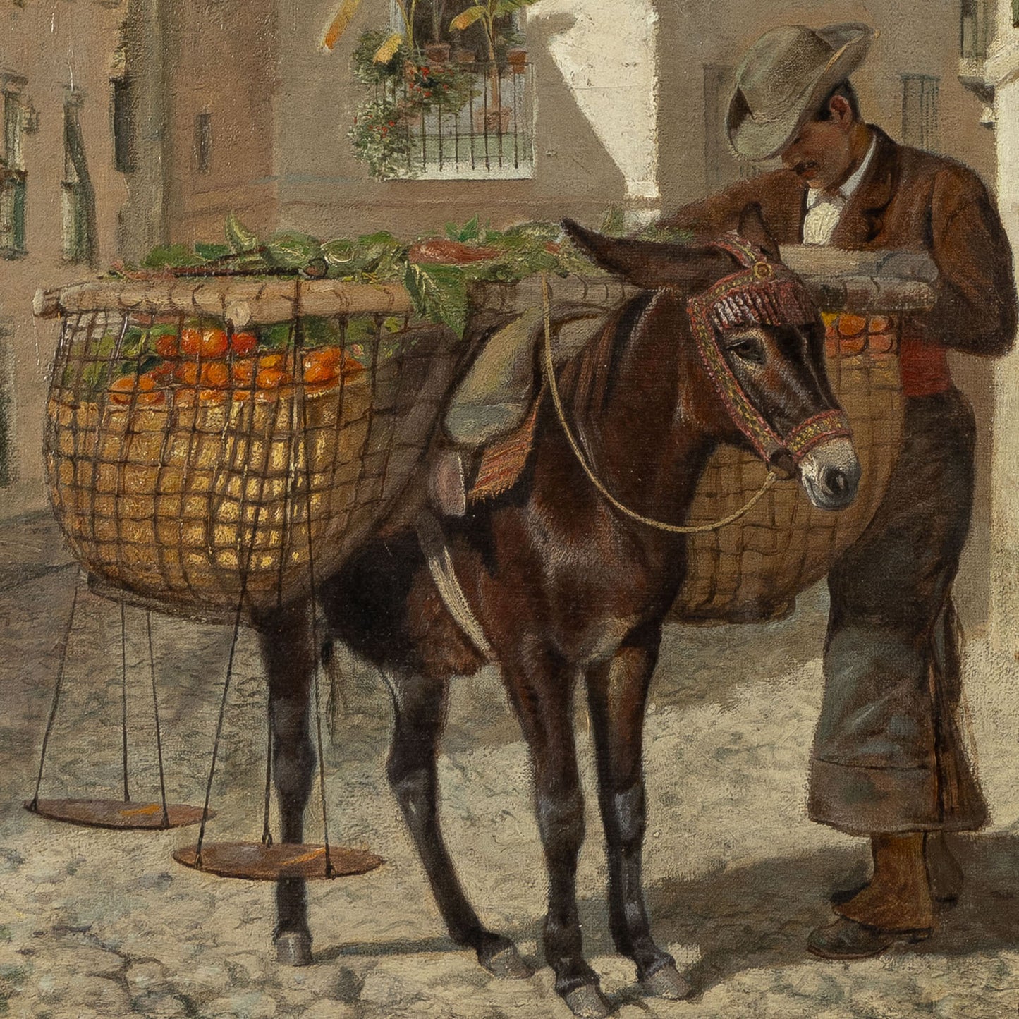 The Orange Seller, Calle Conteros, Seville William Logsdail (1859–1944)