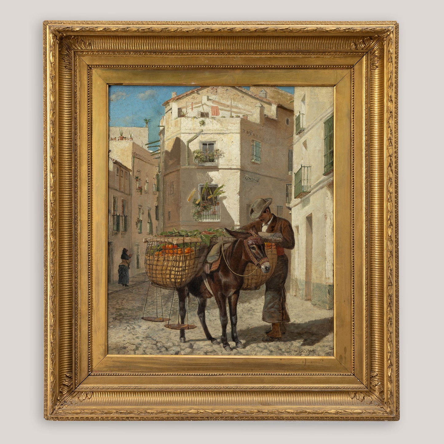 The Orange Seller, Calle Conteros, Seville William Logsdail (1859–1944)