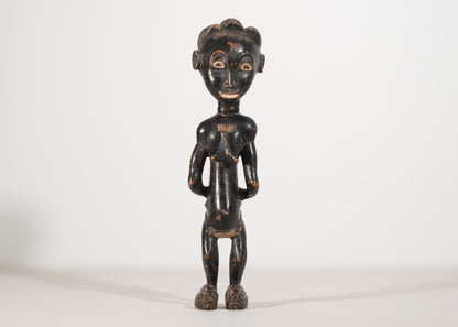 Traditional African Carved Wooden Figurine – Tribal Art (Early 20th Century)