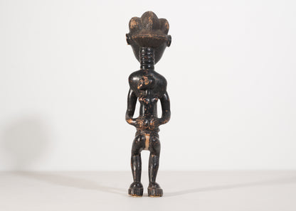 Traditional African Carved Wooden Figurine – Tribal Art (Early 20th Century)