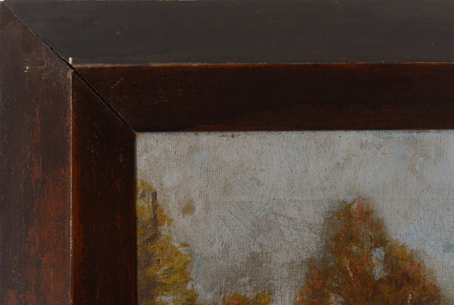 Golden Landscape with Distant Settlement, reminiscent of Orange Road, Tarpon Springs (c. 1893)