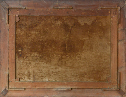 Golden Landscape with Distant Settlement, reminiscent of Orange Road, Tarpon Springs (c. 1893)