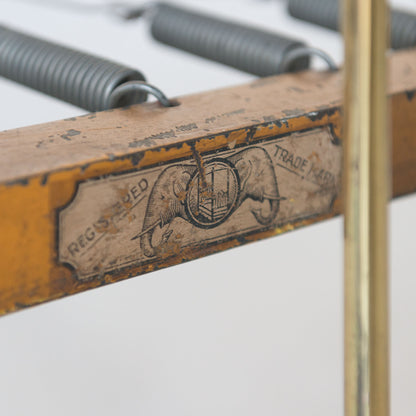 Pair of Antique Edwardian Brass Twin Beds