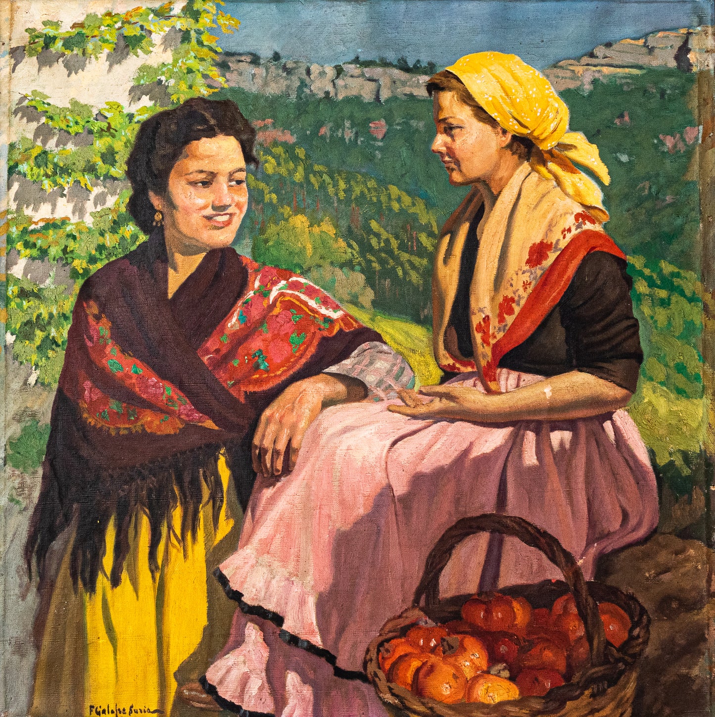 Francesc GALOFRE SURIS - Ladys Chatting