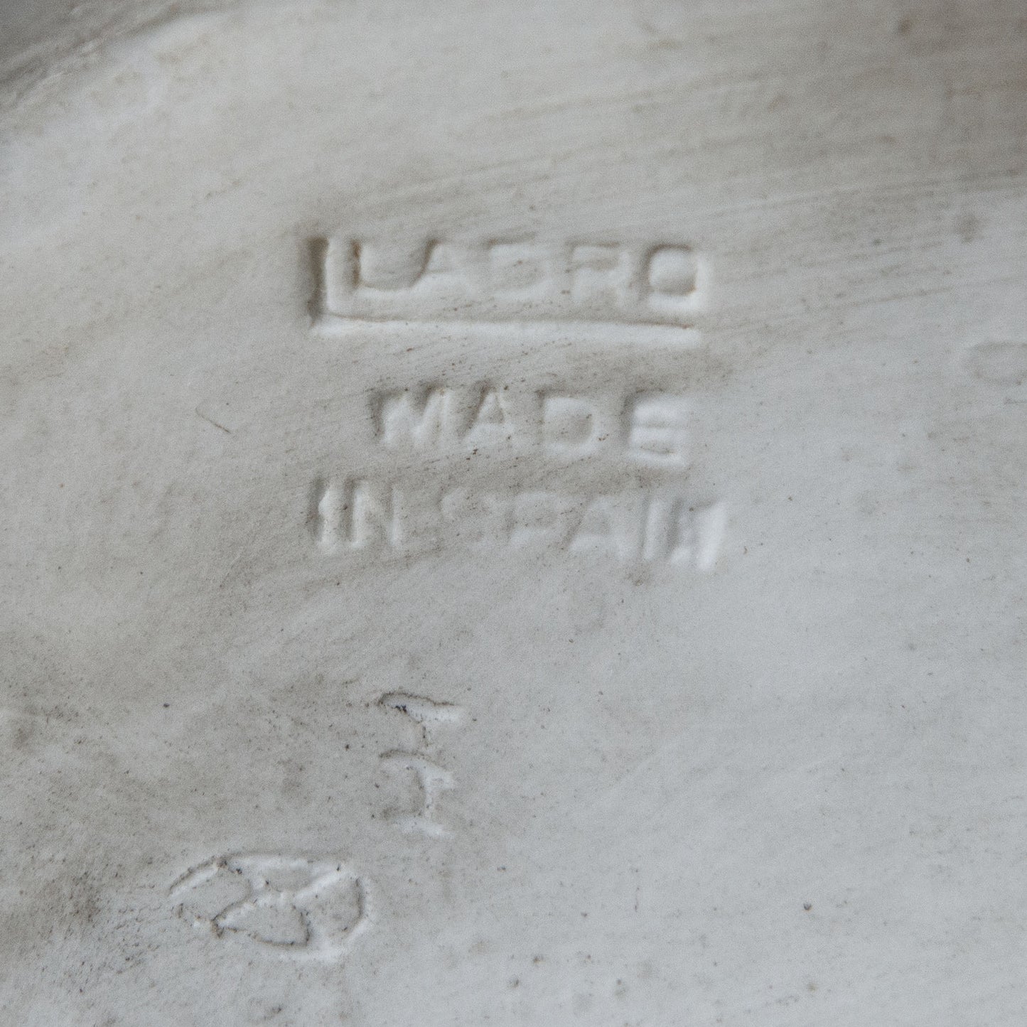 Girl with Lamb - Parian Ware Sculpture - Signed