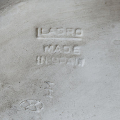 Girl with Lamb - Parian Ware Sculpture - Signed