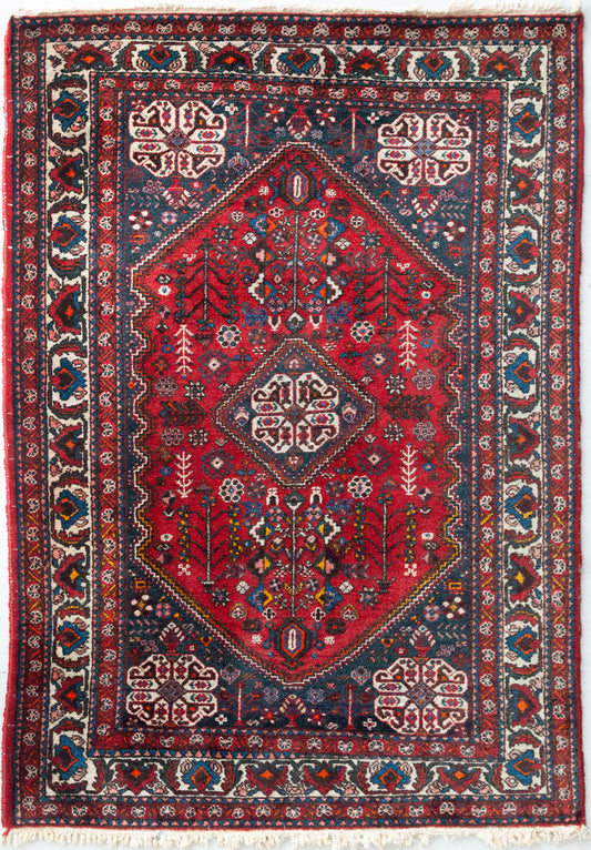 Abadeh Rug - Vintage - Handwoven - Modern Decorative