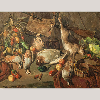 José Maria VILA CANYELLES - The Chef's Banquet - Still Life - Fruit and Game