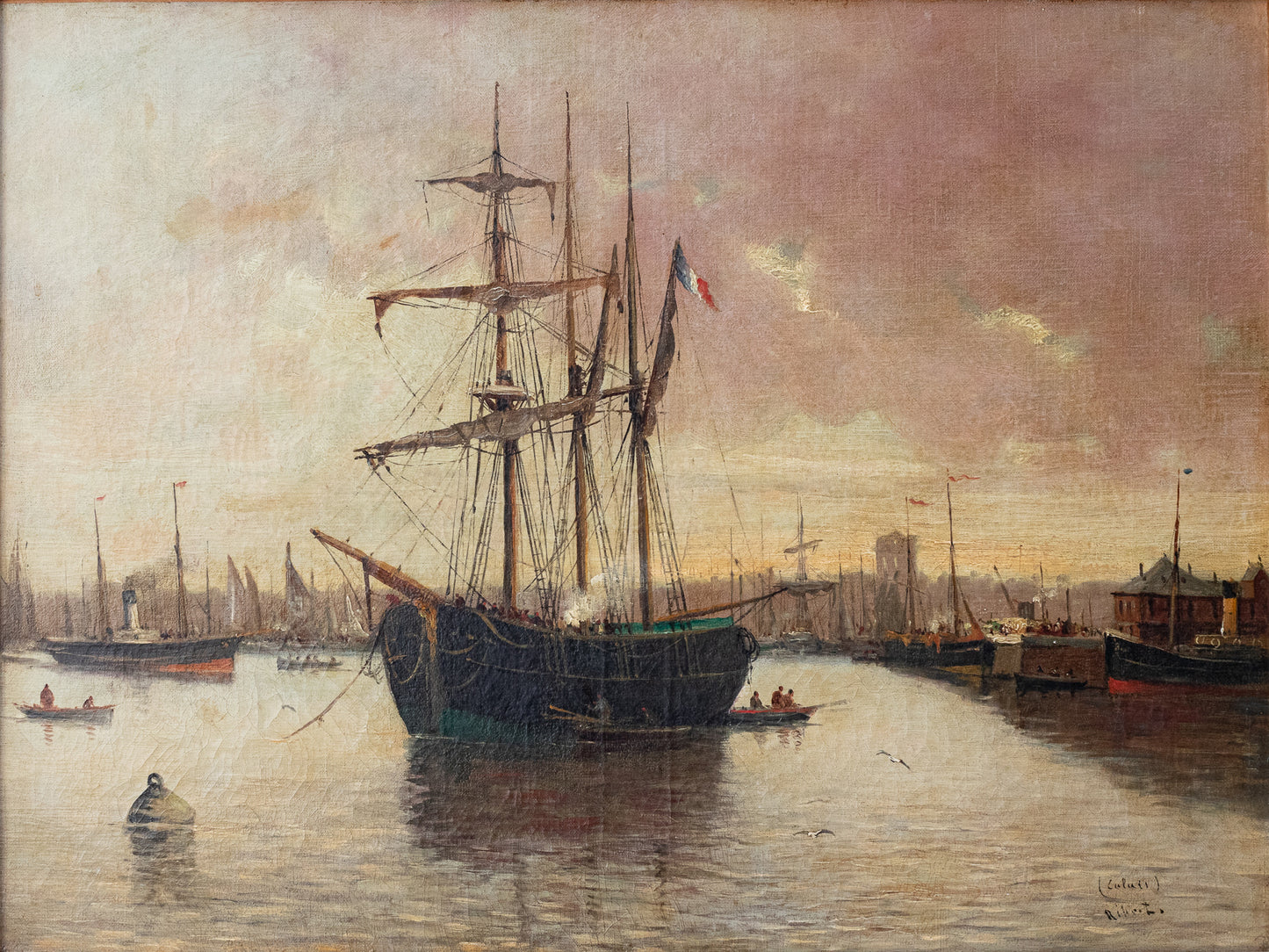 Collection of Four - 19th Century Marine Paintings  - Various Artists