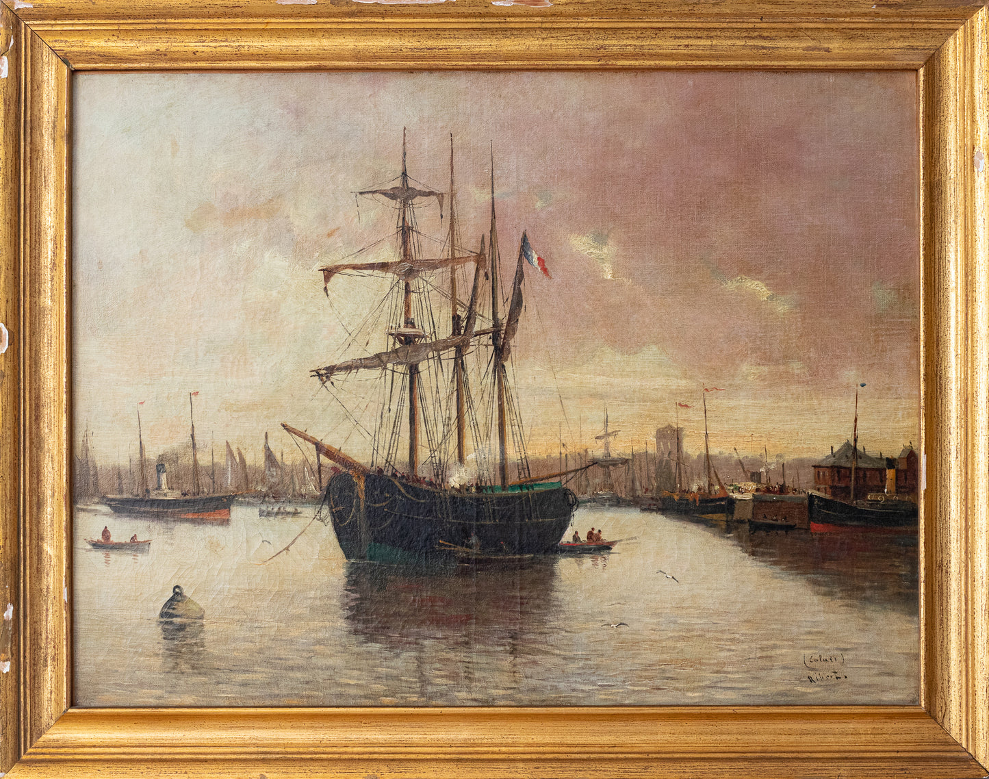 Collection of Four - 19th Century Marine Paintings  - Various Artists