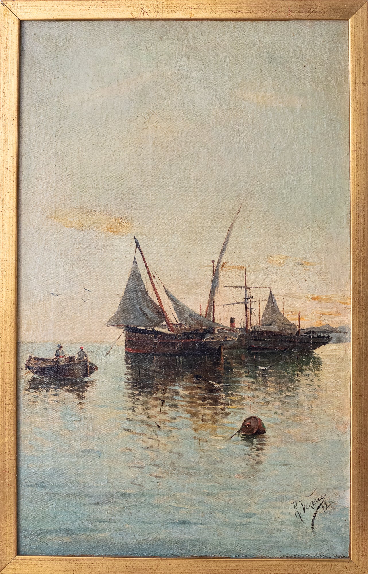 Collection of Four - 19th Century Marine Paintings  - Various Artists