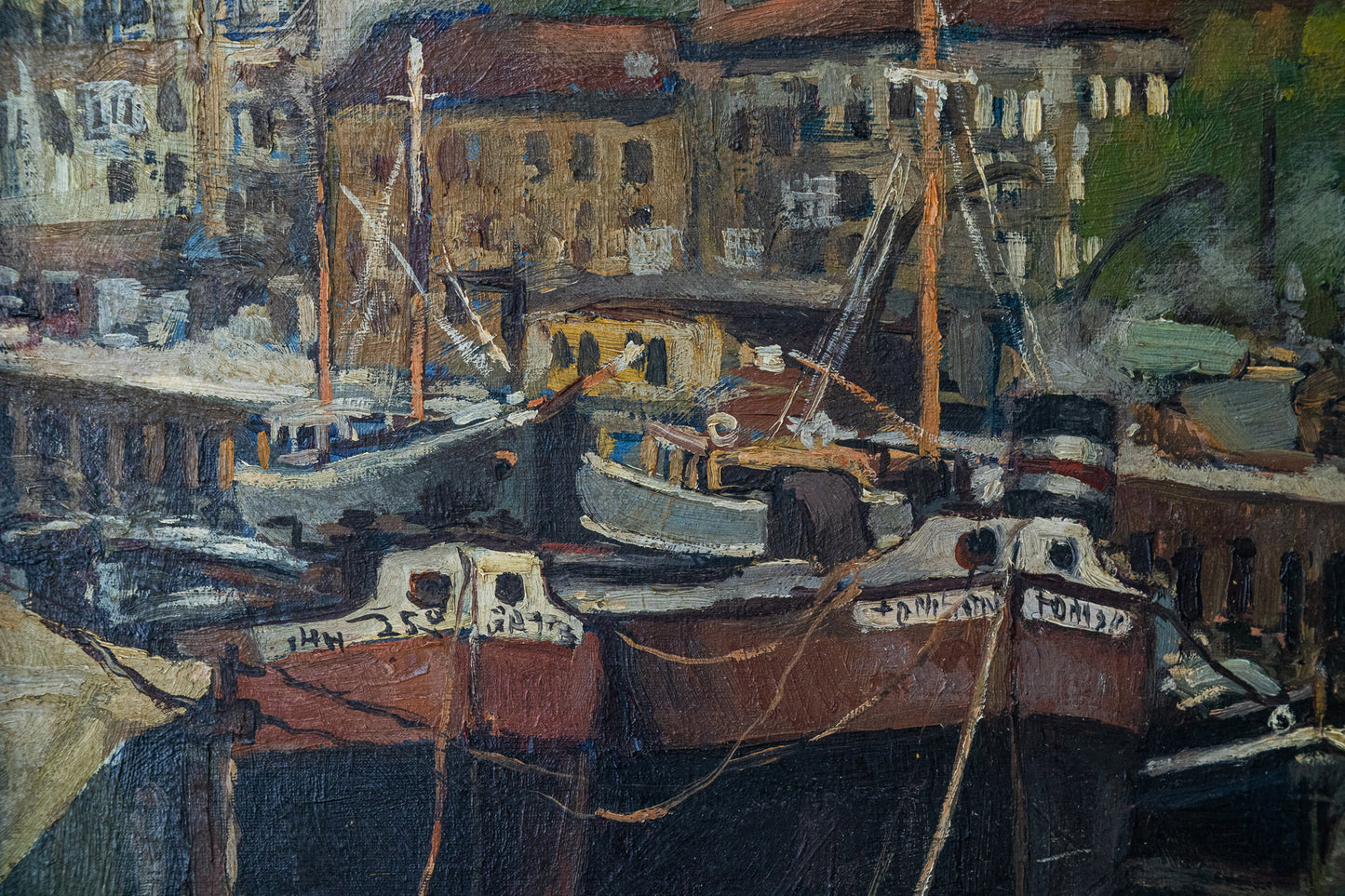 Impressionist Painting - Harbour Scene